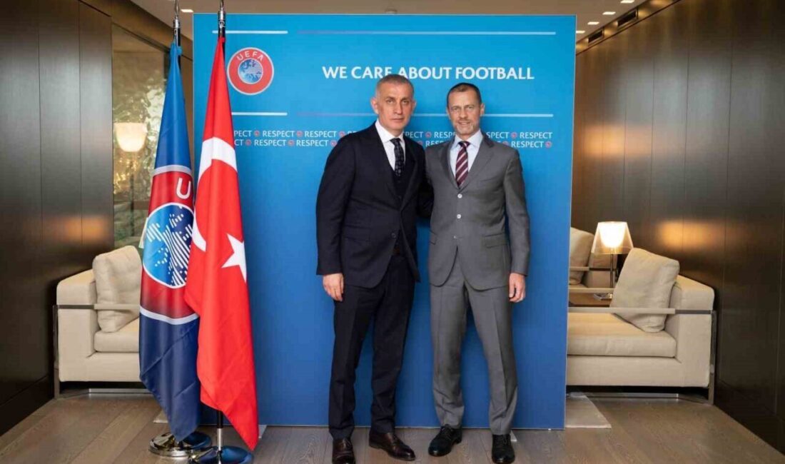 TFF Başkanı Hacıosmanoğlu, UEFA ile İşbirliği İçin İsviçre’de Toplandı Türkiye Futbol Federasyonu Başkanı İbrahim Ethem Hacıosmanoğlu, UEFA Başkanı Aleksander