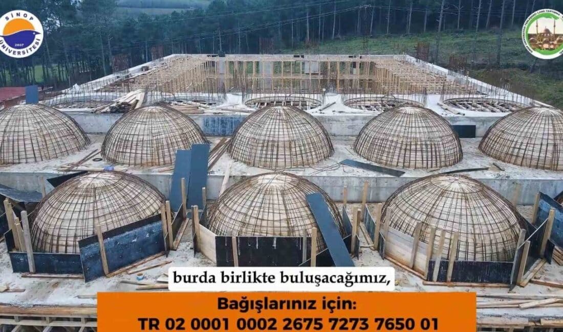 Sinop Üniversitesi Yerleşkesi’nde Camii İnşaatında Yüzde 70 İlerleme Kaydedildi Sinop Üniversitesi Yerleşkesi'ndeki caminin inşaatı, Hakkı Bafralı'nın açıklamasına göre %70