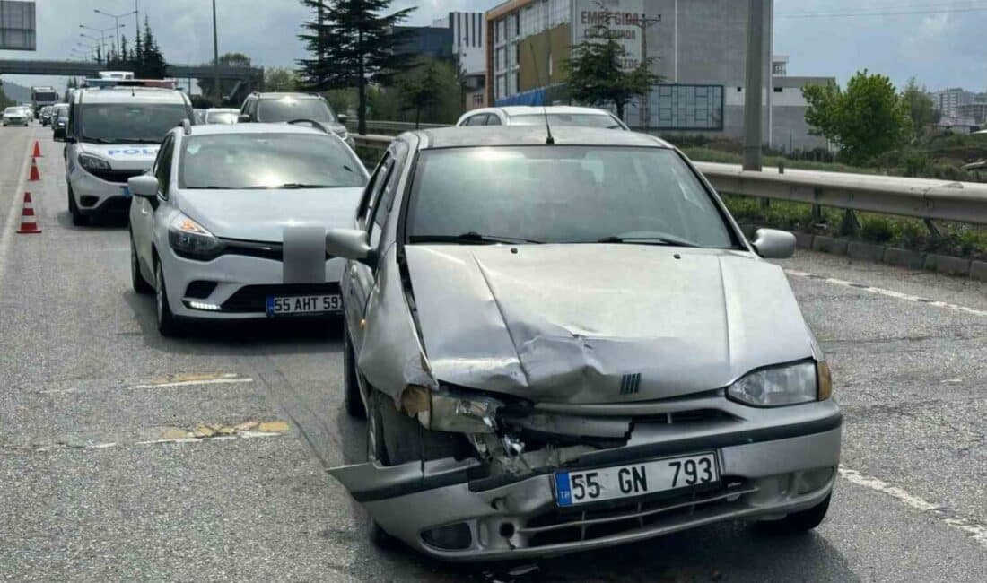 Samsun’da meydana gelen kazada bir otomobilin diğerine çarpması sonucu bir kişi yaralandı. Samsun'un İlkadım ilçesinde meydana gelen kazada, İ.S. yönetimindeki araç, H.K.'nın