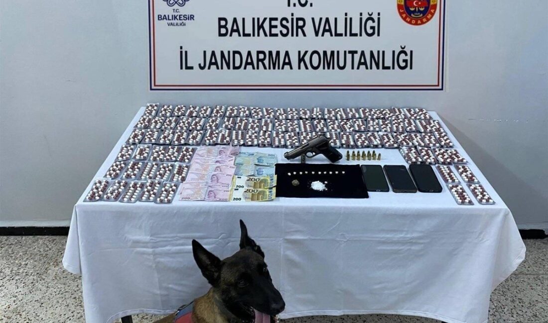 Balıkesir İl Jandarma Komutanlığı, körfez ilçelerinde uyuşturucu imalatı yapan bir