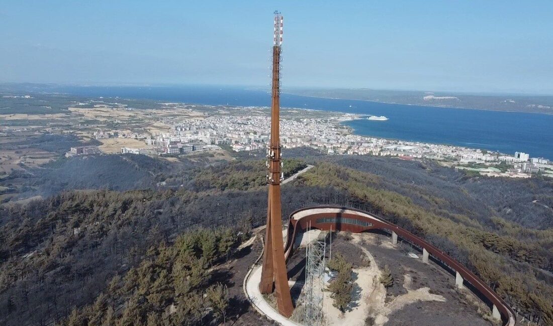 Çanakkale'de 8-18 Ağustos tarihleri arasında çıkan dört orman yangınında toplam