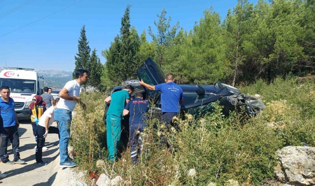 Muğla'nın Menteşe ilçesinde meydana gelen kazada, sürücüsünün direksiyon hakimiyetini kaybetmesi