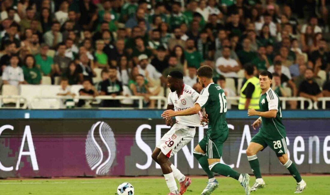 UEFA Avrupa Ligi Play-Off Turu'nda Samsunspor, Panathinaikos ile 0-0 berabere