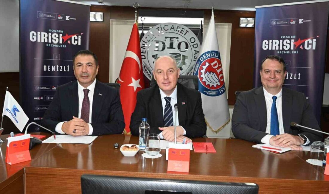 KOSGEB'in Girişimcilik Destek Programı çerçevesinde Denizli Ticaret Odası'nda düzenlenen jüri